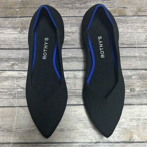 Rothy's Black and Blue Flats